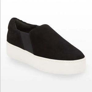 Vince. Platform Suede Sneaker